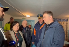 Виталий Хоценко выехал в населенные пункты Омской области с риском паводка