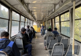 В омском трамвае будут петь песни военных лет ко Дню Победы