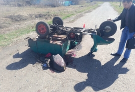 В Омской области 10-летний ребенок погиб за рулем