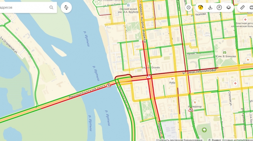 Схема ленинградского моста омск