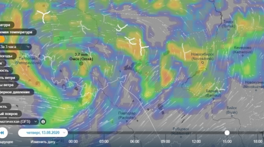 Карта циклонов воронеж