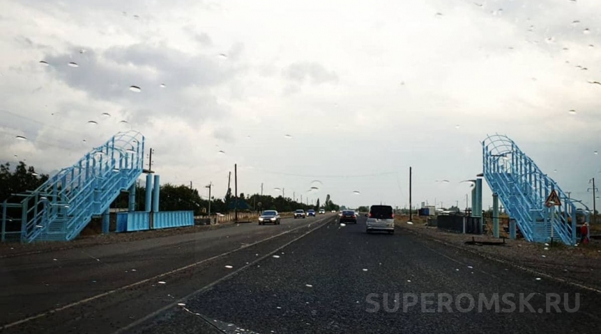 На «трассе смерти» в Омской области появятся надземные пешеходные переходы