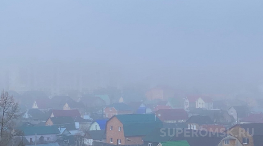 В Омске третий раз за неделю объявили метеоусловия под вонь