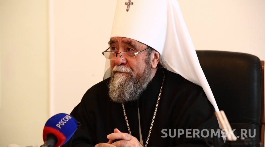 Общество Омский митрополит Владимир выступил с напутствием на Великий пост