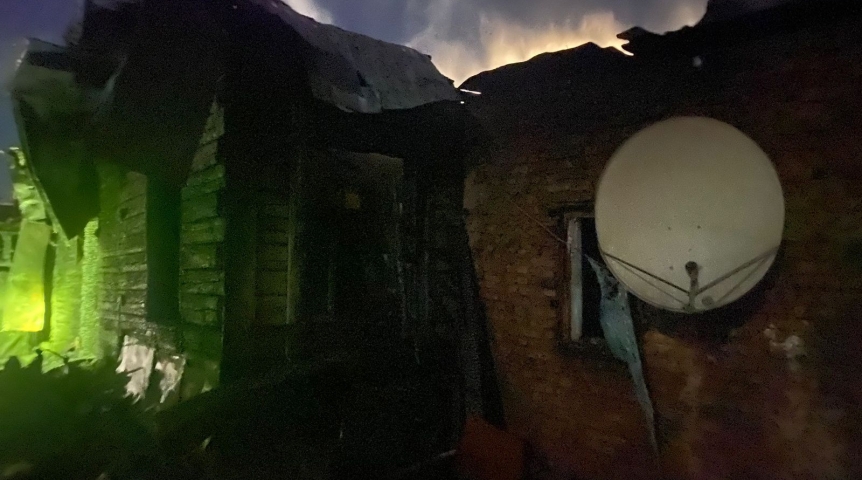 В страшном пожаре в Омске погибли двое мужчин