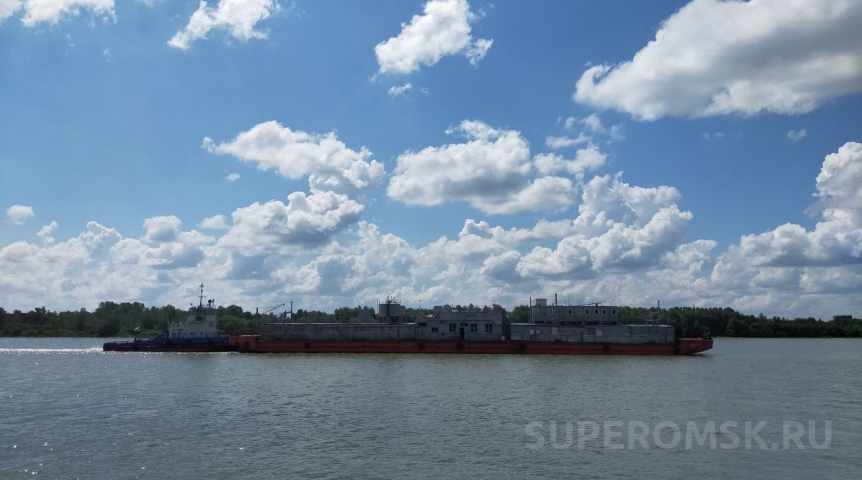 Общество В Омской области уровень воды в Иртыше достиг опасно низкой отметки