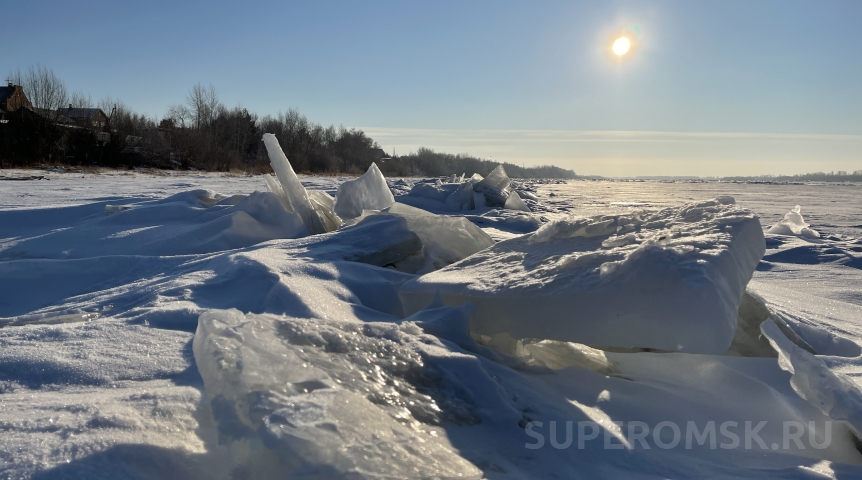 На Омскую область передали новую волну экстремальных морозов