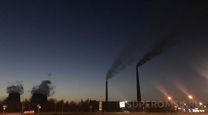 В четырех округах Омска после месяца наблюдений зафиксировали повышенное загрязнение воздуха