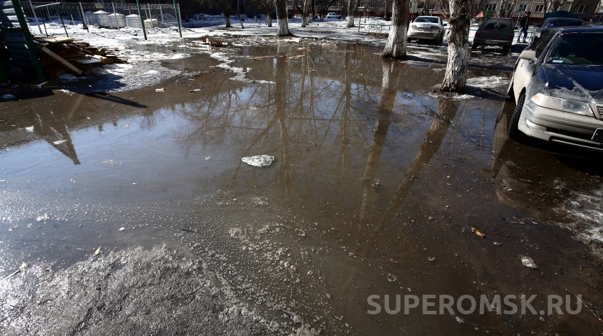 В Одесском районе Омской области начала прибывать вода