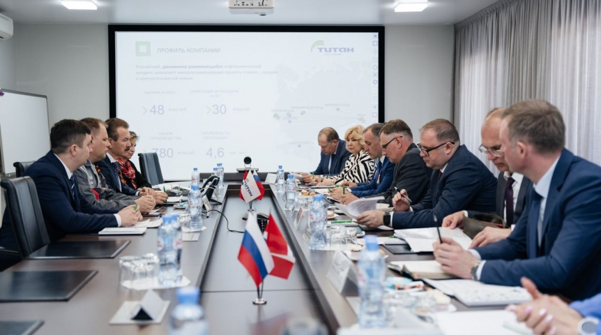 В ГК «Титан» обсудили возможности промышленной кооперации с Республикой Беларусь