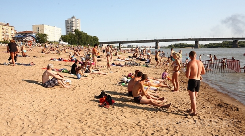 В Омске открыли пляжи без проверки Роспотребнадзора