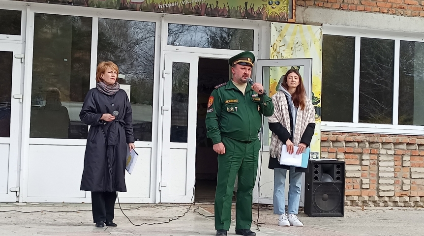 Глава Омского района Долматов открыл смену казачества в «Солнечной поляне»