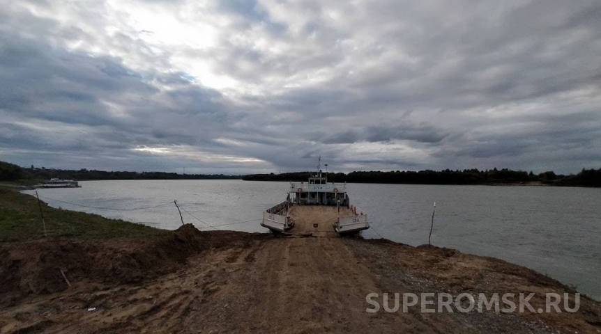 В Омской области закрывается еще одна паромная переправа