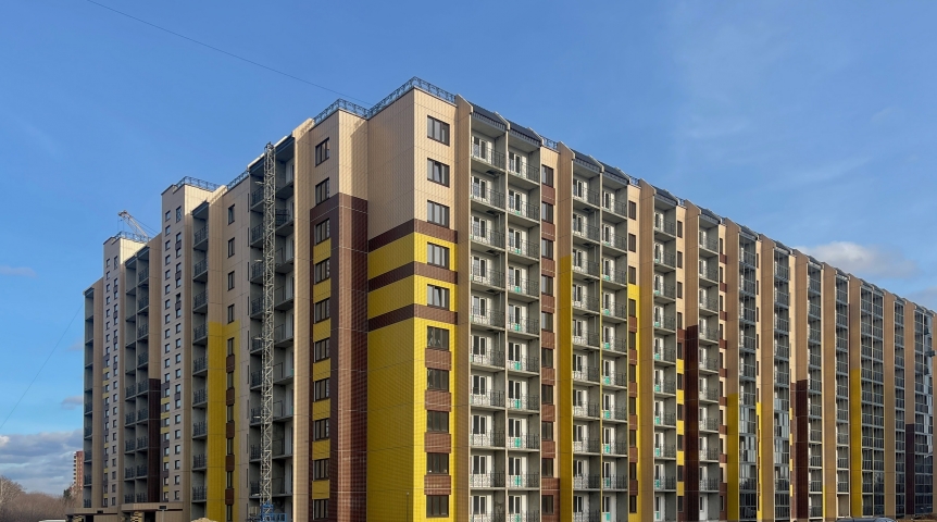 Строительство домов возле омских «Садов Наука» близится к завершению