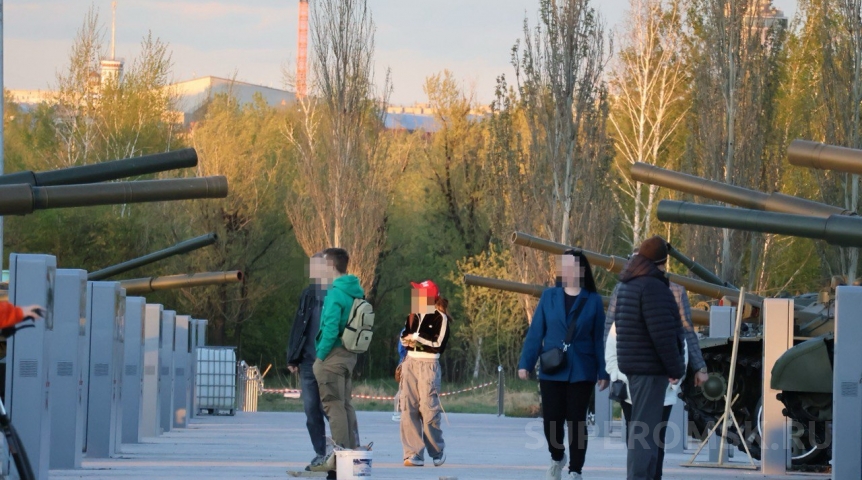 В Омск привезли трофеи с СВО