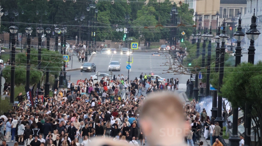 Появилось видео исторического перекрытия улицы Ленина в Омске