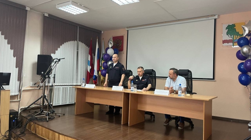 В Омском районе представили нового руководителя отдела полиции