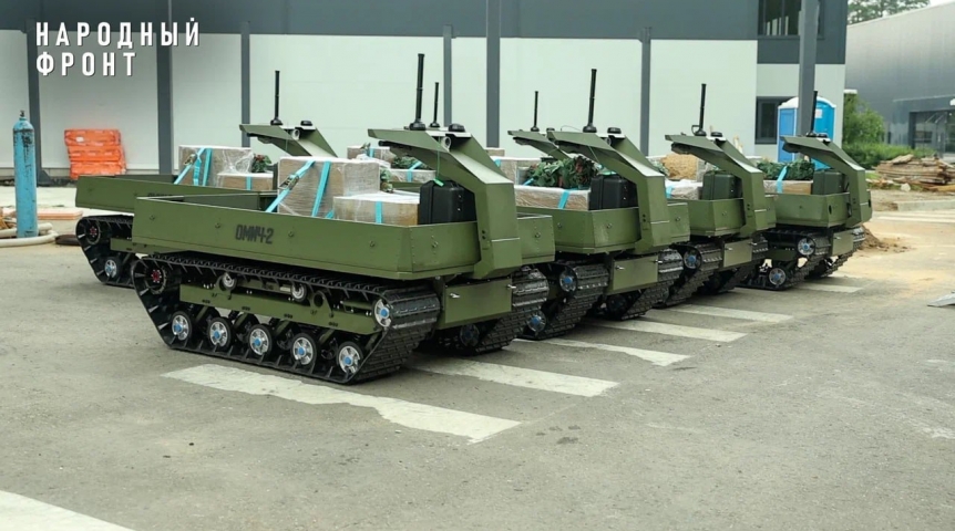 Омские изобретатели показали робокомплекс «Омич» для нужд СВО