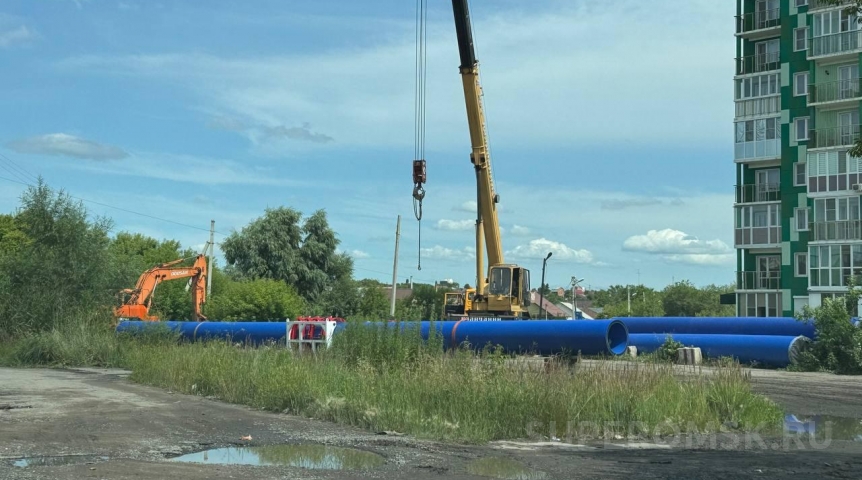 В Омске из-за роста выделений строят новую канализацию