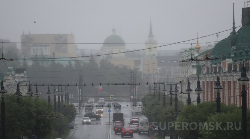 Малоподвижный циклон обрушит на Омск и область грозовые дожди