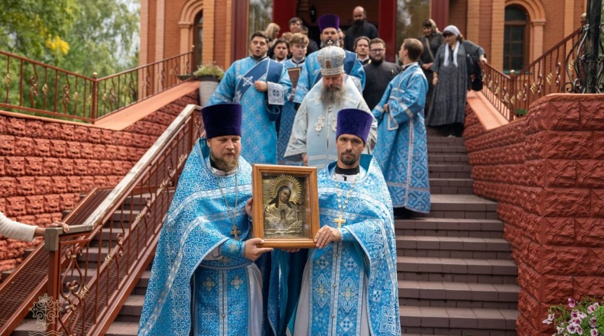 При Дионисии в Ачаирский монастырь вернулась утерянная икона