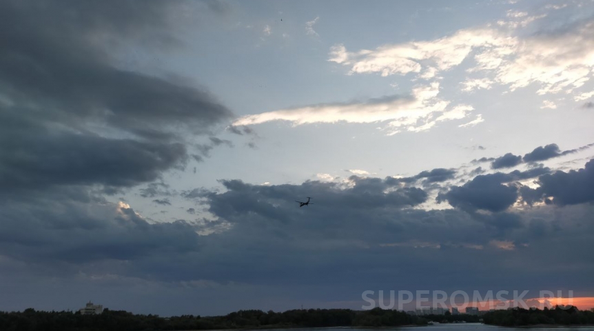 Через два часа в Омске и области резко ухудшится погода