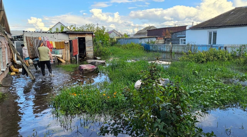 Потоп в омской Тавричанке оказался небывалым за 39 лет