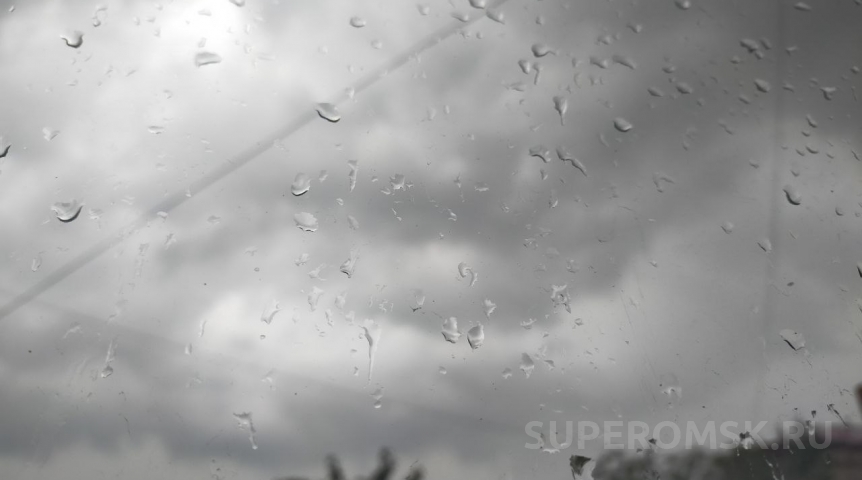 Дождем затопило часть райцентра на юге Омской области