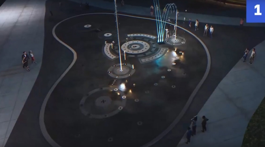 Омичи выбрали дизайн нового светомузыкального фонтана