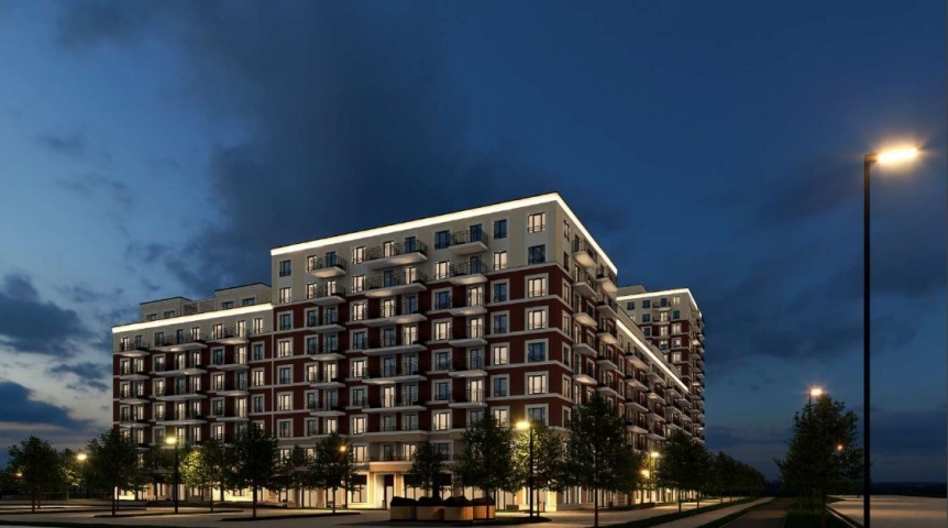 В Омске построят дом с красивой подсветкой на Левобережье