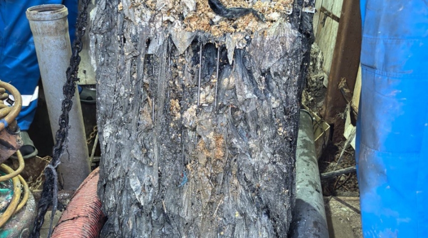 Омский водоканал показал жуткие находки из канализации жителей