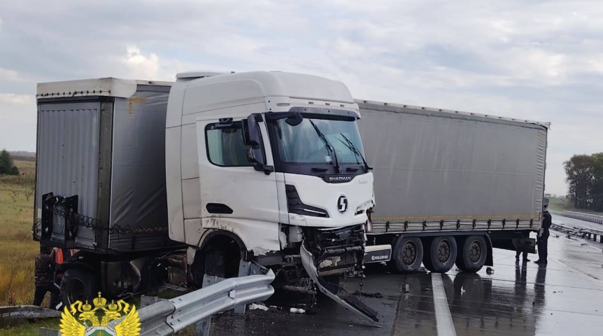 На трассе Омск – Новосибирск фура насмерть сбила трех дорожников