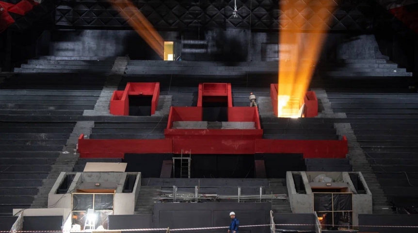 В «Авангарде» показали готовность омского СКК имени Блинова внутри