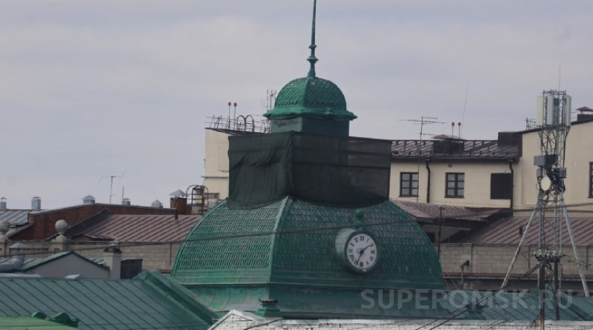 В Омске восстановили башню с часами под мелодию Гализдры