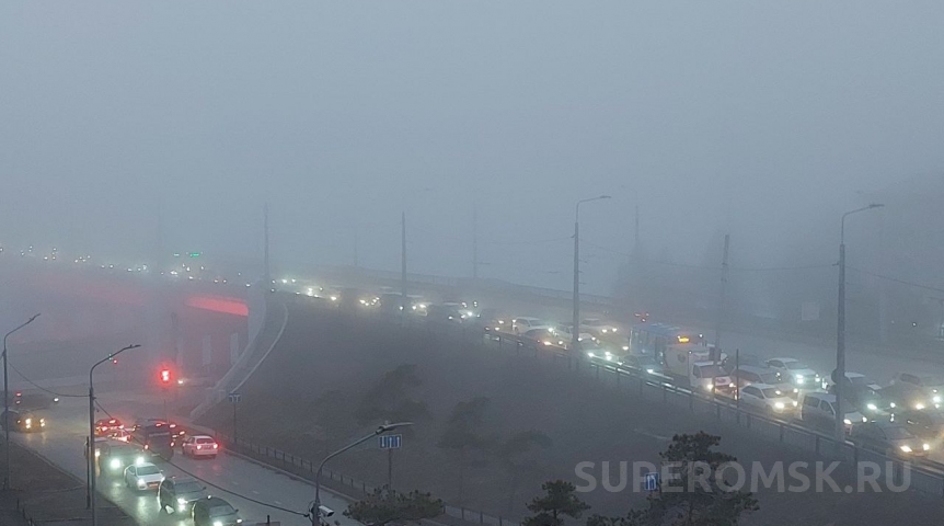 Как долго в Омске продлится ежедневный густой туман