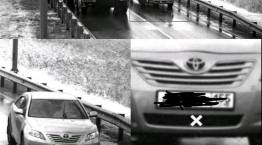 Под Омском большегруз подставил под штраф водителя легковой