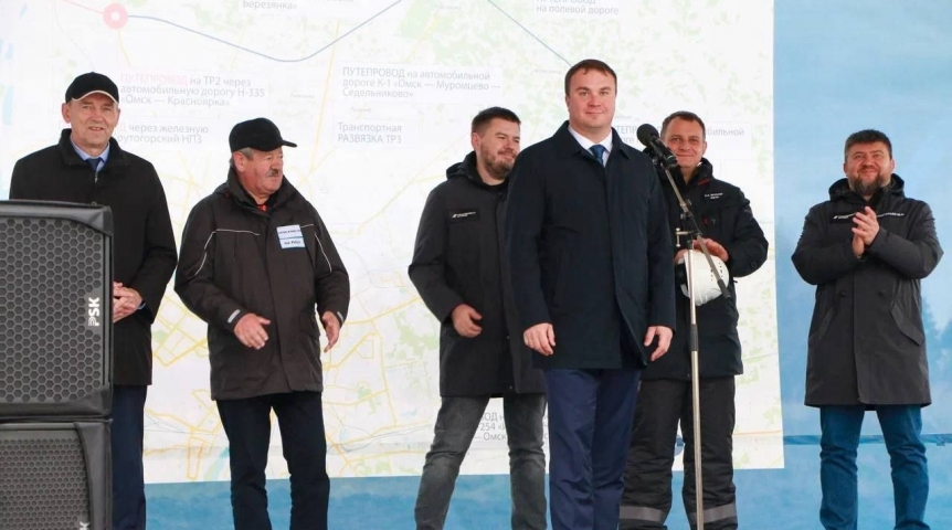 В Омской области торжественно начали строительство Северного обхода