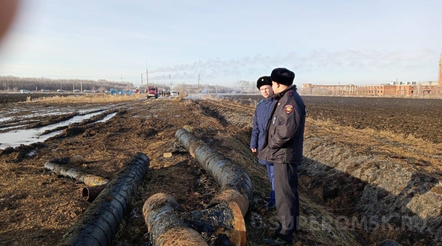 В омском Минприроды проверили воздух после пожара на газопроводе