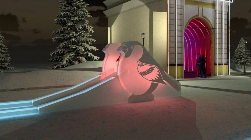 В Омской крепости появятся отсылка к музтеатру и ледяные снегири