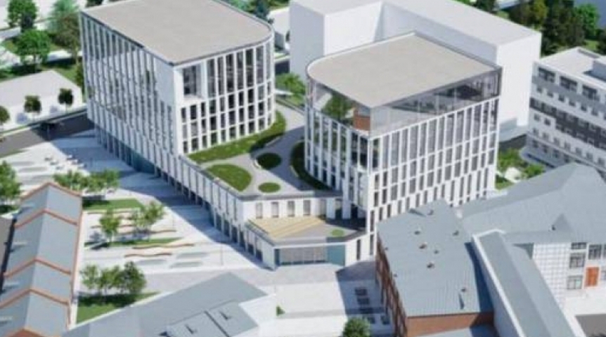 Опубликован эскиз будущего пятизвездочного отеля в центре Омска