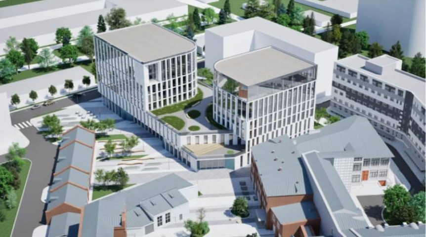 За зданием мэрии Омска планируют построить гостиницу и место для прогулок