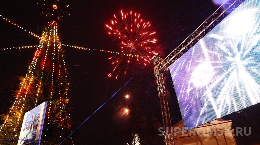 В новогоднюю ночь в Омской крепости покажут обращение президента