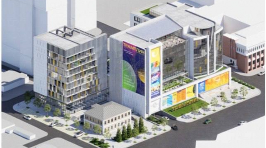 Хоценко показал эскиз нового бизнес-парка на Маршала Жукова в Омске