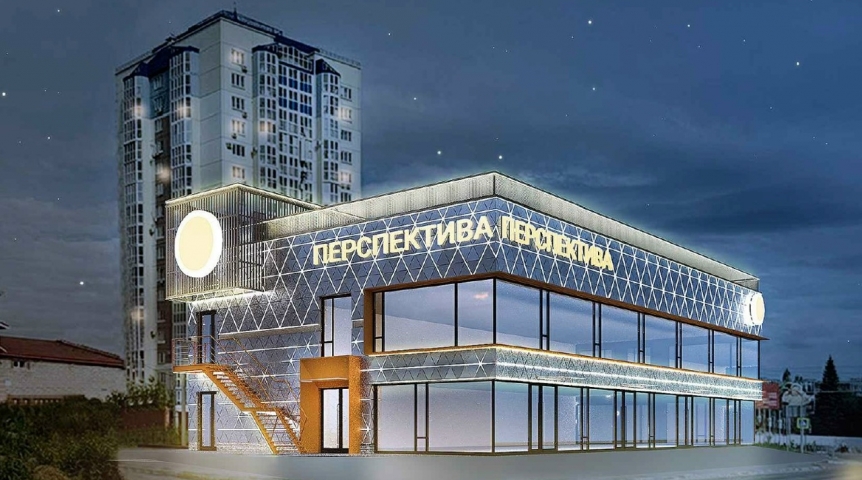 На Долгирева в Омске построят двухэтажный магазин с подсветкой
