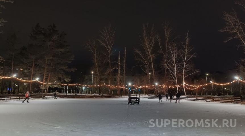 Названа дата открытия первого катка в Омске