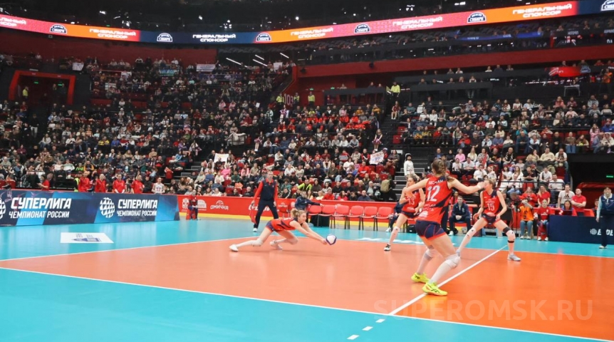 В Омске установлен рекорд посещаемости волейбольных чемпионатов РФ