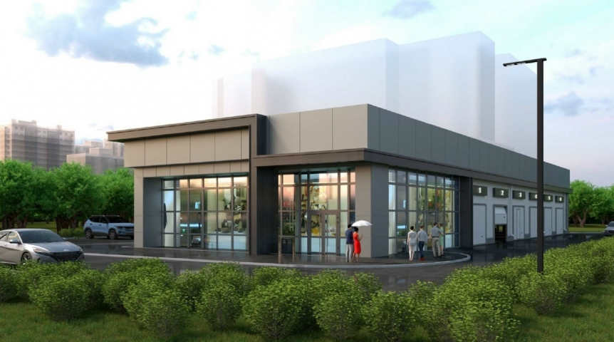 На Левобережье Омска построят торговый центр стройматериалов