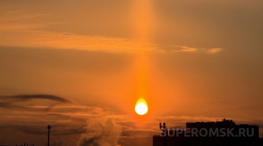Омская область засияла ложным солнцем