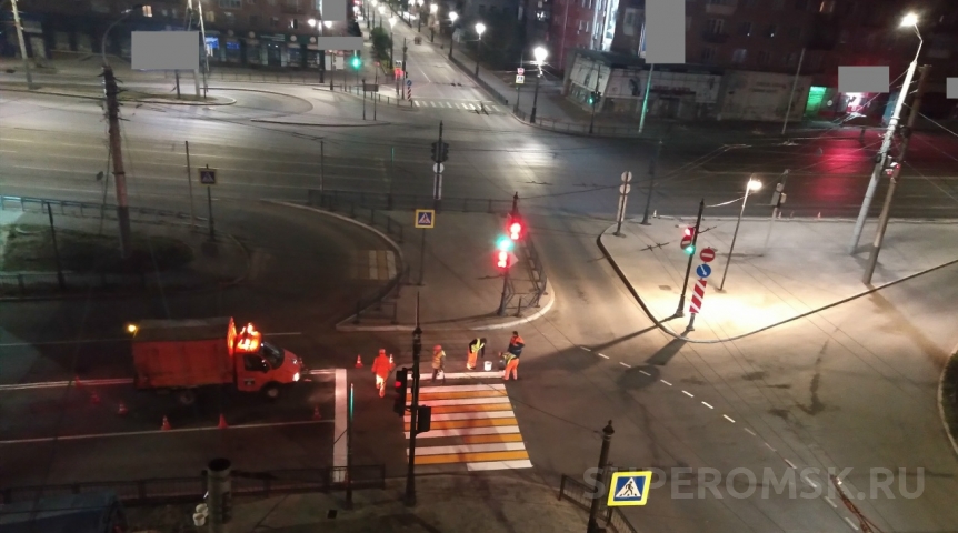 Омску обновят разметку: где она появится раньше