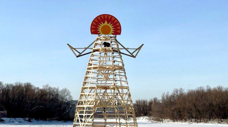 В Омске сожгут огромную Масленицу: появилась программа праздника на «Зеленом острове»